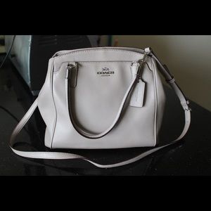 Coach Grey Medium two way bag Crossbody or Handbag